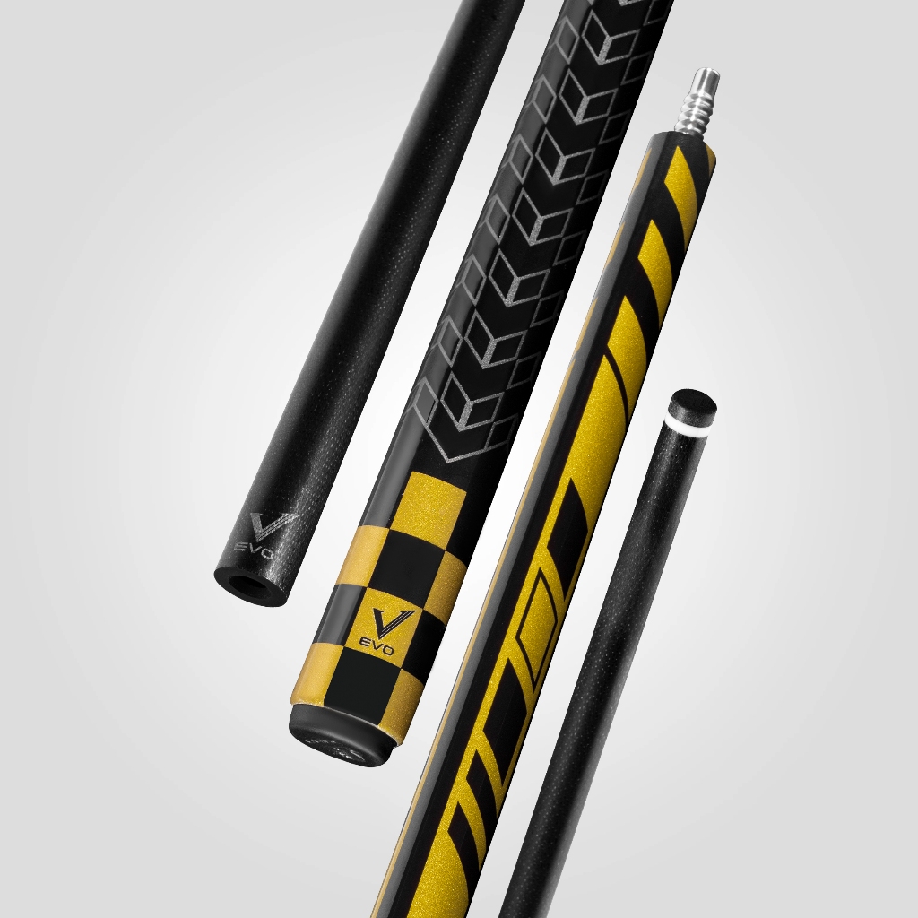Ảnh Gậy Bida Lỗ Rhino EVO Racing - Yellow Fury - Ngọn Sợi Thủy Tinh - Chính Hãng 2