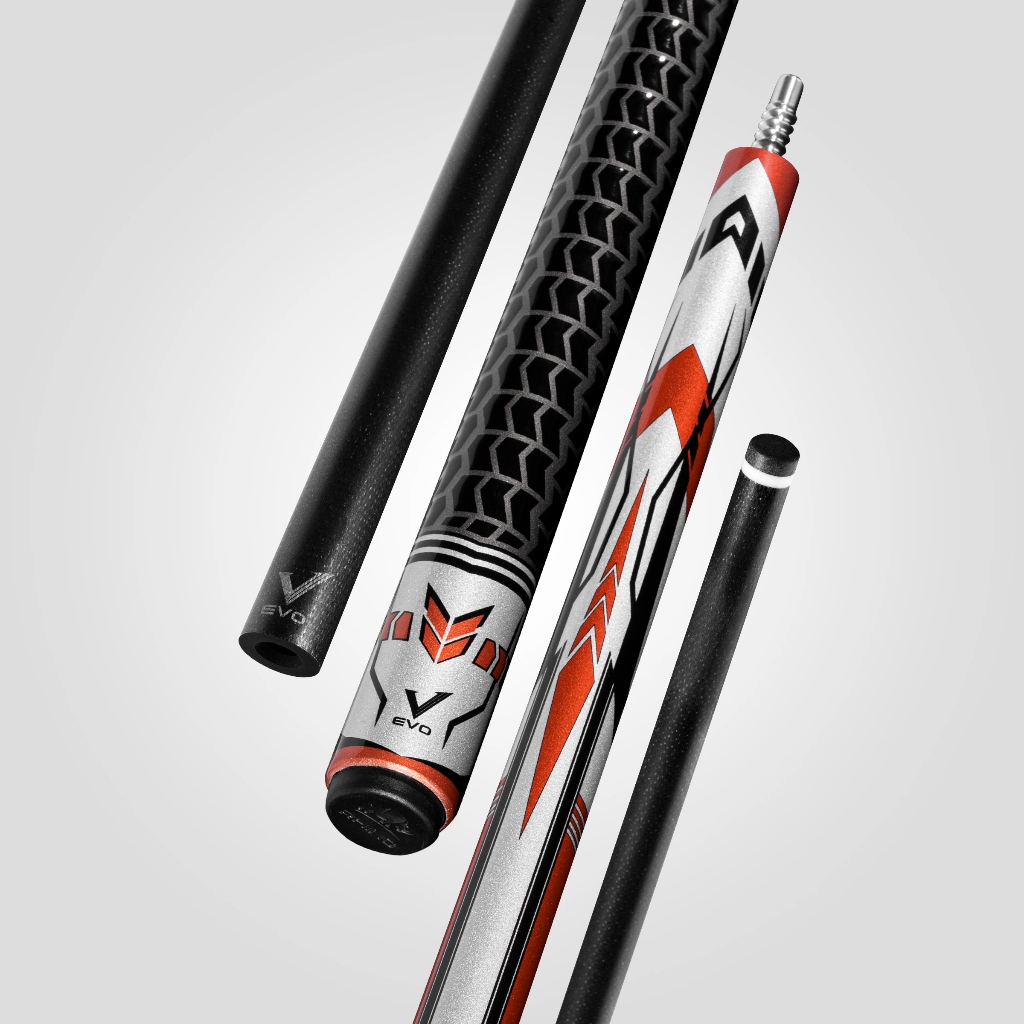 Ảnh Gậy Bida Lỗ Rhino EVO Racing - Red Race - Ngọn Sợi Thủy Tinh - Chính Hãng 2