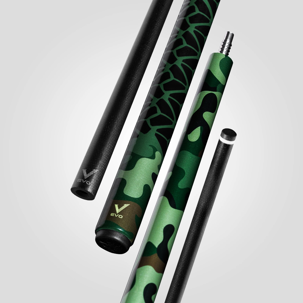 Ảnh Gậy Bida Lỗ Rhino EVO Camo - Forest - Ngọn Sợi Thủy Tinh - Chính Hãng 2