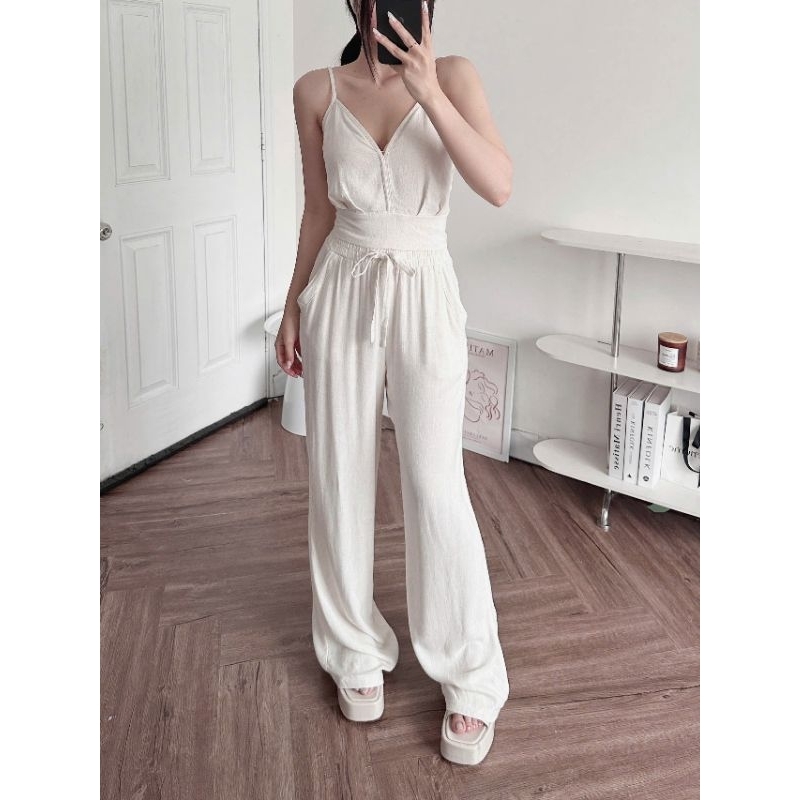 (BomoHouse) Quần ống rộng nữ Sienna*Sky* bigsize - dư xịn (trộn mẫu, khác vải)