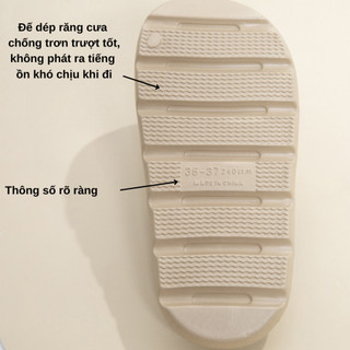 Dép quai ngang  nam nữ đế cao 3.5cm, chất liệu EVA nhẹ êm, phù hợp đi làm, mang trong nhà