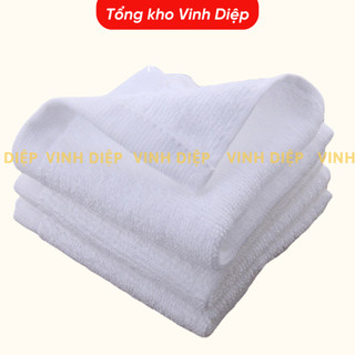 Combo 10 khăn mặt, khăn vải vuông lau bát đũa size 28x28cm - Hàng bền đẹp