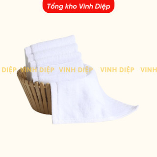 Combo 10 khăn mặt, khăn vải vuông lau bát đũa size 28x28cm - Hàng bền đẹp