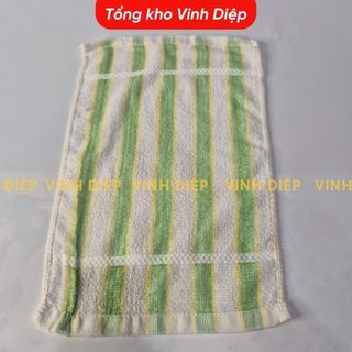 01 chiếc khăn mặt, khăn lau vải họa tiết kẻ, nhiều màu khổ to 35x38cm - Hàng đẹp