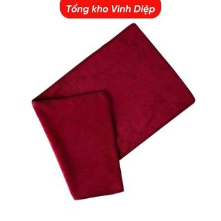 Combo 10 chiếc khăn tắm, khăn lau đầu dài, vải nhung mềm mịn, bền đẹp khổ 24x50cm