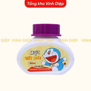 Mực bút máy Điểm 10 Doraemon , Mực Tím bút máy cho học sinh Tiểu Học
