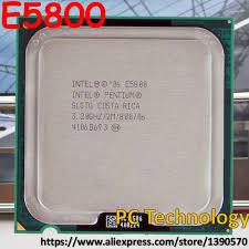 Bộ vi xử lý Intel® Pentium® E5800 2M bộ nhớ đệm, 3,20 GHz, 800 MHz FSB ...