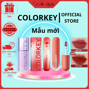 Son Colorkey Kem Lì Nhung Mịn, Lâu Trôi - Colorkey Mousse Lip Mud Matte 2g