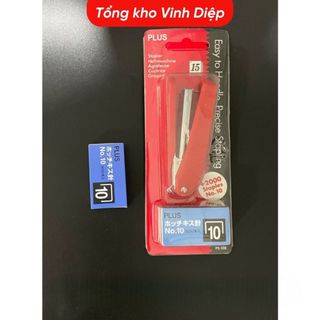 Ghim bấm, dập ghim, kim bấm số 10 ,Bấm kim số 10 Plus cầm tay chính hãng độ bền cao