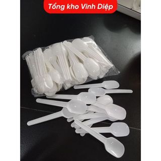 Gói 500g thìa sữa chua màu trắng hàng loại đẹp
