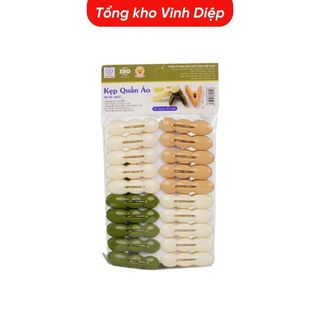 Set 20 kẹp quần áo nhựa cao cấp Việt Nhật