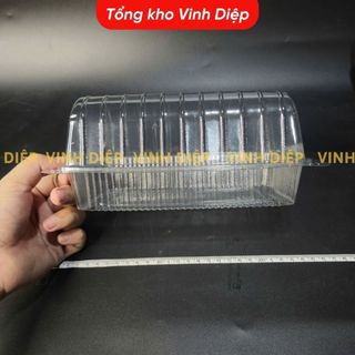 .50 hộp nhựa H53 đựng bánh bao, bánh bông lan, đồ ăn, hoa quả