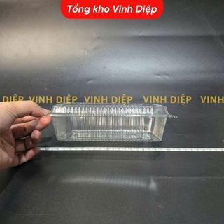 .Combo 100 hộp nhựa HC50 dùng 1 lần đựng bánh, hoa quả, đồ ăn