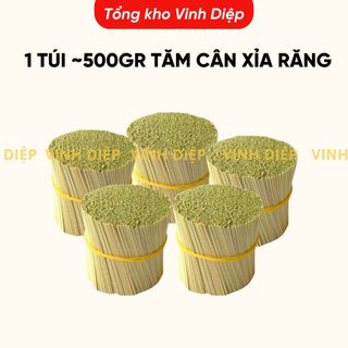 1 bó ~500gr Tăm Cân Xỉa Răng, Tăm Vip Cân (5 bó) hương Quế Dùng Cho Quán Ăn, Nhà Hàng Tiện Dụng