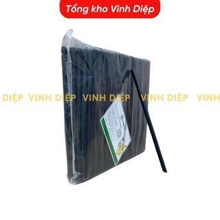 Ống hút sinh tố, cà phê, nước mía phi 8, dài 21cm, 2 đầu tròn, 2 màu đen, trắng, 1 bịch 500gr