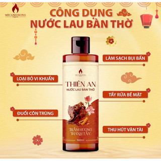 Nước Lau Bàn Thờ Thiên An, Vệ Sinh Bao Sái Bàn Thờ Gia Tiên, Bàn Thờ Thần Tài, Nước Thảo Mộc Trầm Hương