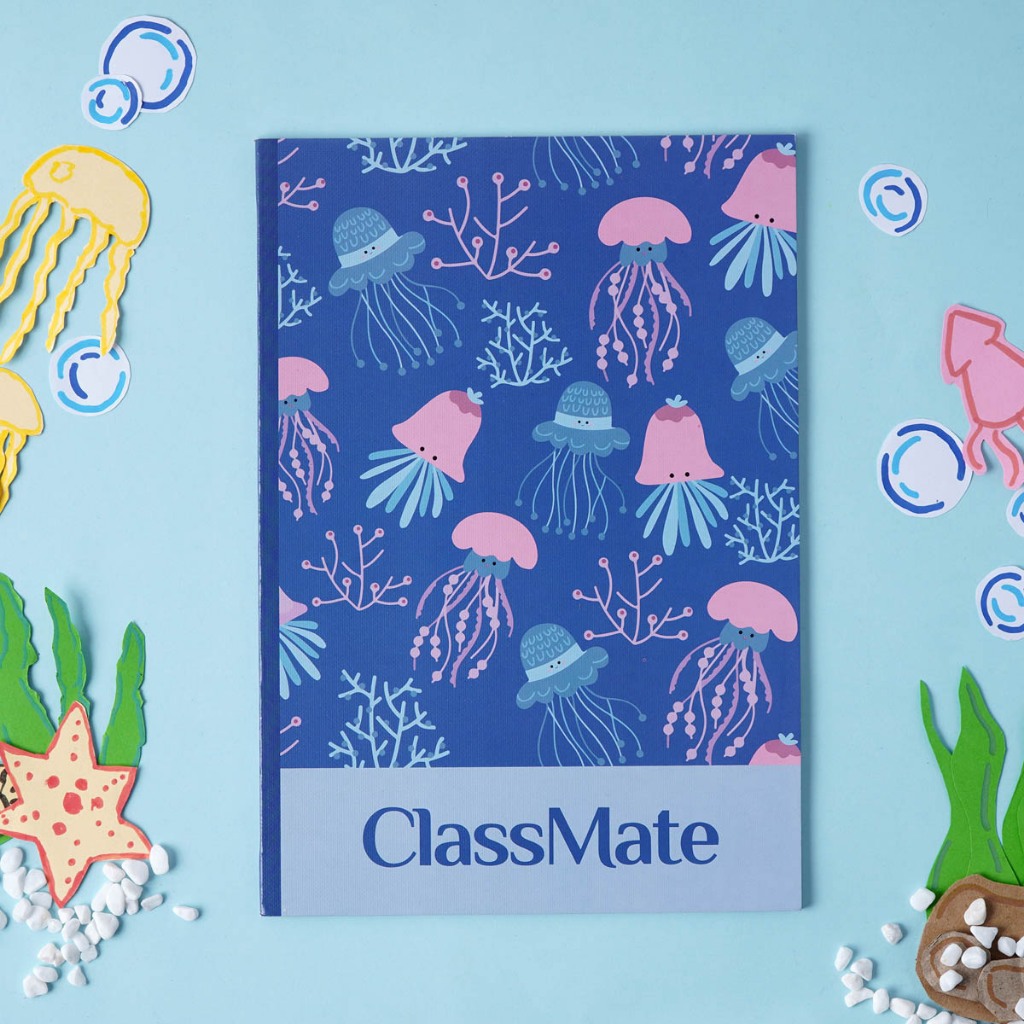 [63K Tặg Bút] Combo 5/10 Vở Kẻ Ngang Pattern Classmate Giấy Mịn Ăn Mực, Bìa Chống Nước, Vở B5 72/80/120 Trang, 58-60gsm