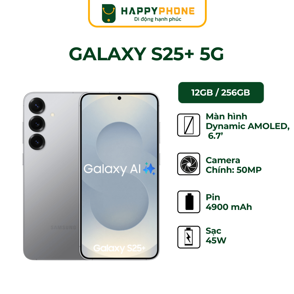 Ảnh Điện thoại Samsung Galaxy S25 Plus 5G - Hàng Chính Hãng, Mới 100%, Nguyên seal 2