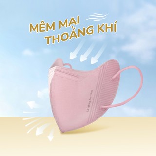 Khẩu Trang 9A Bông Sen Vàng, 5 Lớp, Kháng Khuẩn, Chống Nắng Toàn Diện.