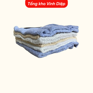 Combo 3 chiếc khăn mặt vải cotton mềm 3 màu khác nhau (3 chiếc khăn)