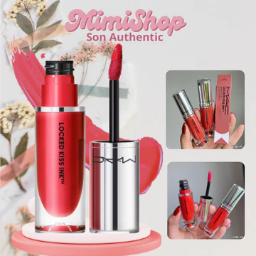 [MỚI] Son kem MAC Locked Kiss Ink Lipcolour 4ml chống thấm nước, không trôi, mịn lì, nhẹ môi