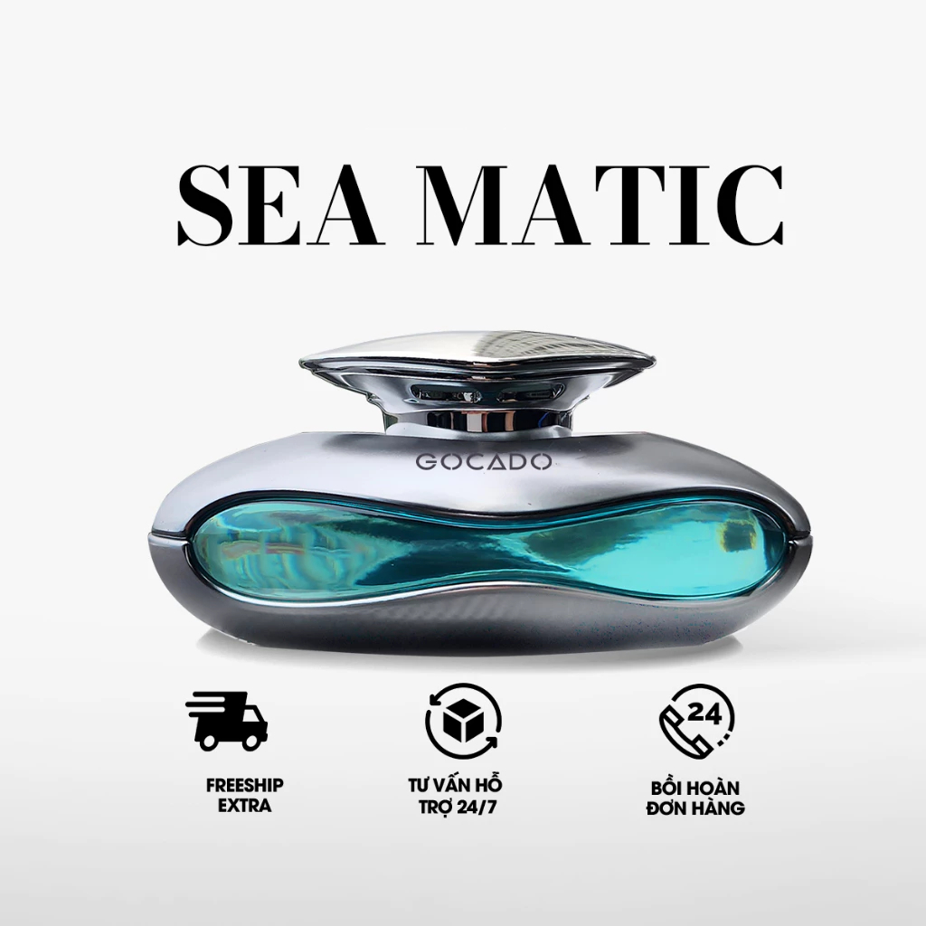 Nước Hoa Ô Tô Cao Cấp Gocado Seamatic Khử Mùi - Hình Ảnh Thực Tế