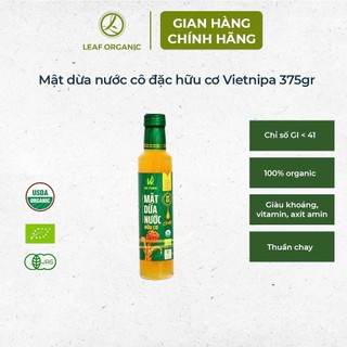 Mật dừa nước cô đặc hữu cơ VietNipa dạng chai thủy tinh, hộp đa dạng kích thước
