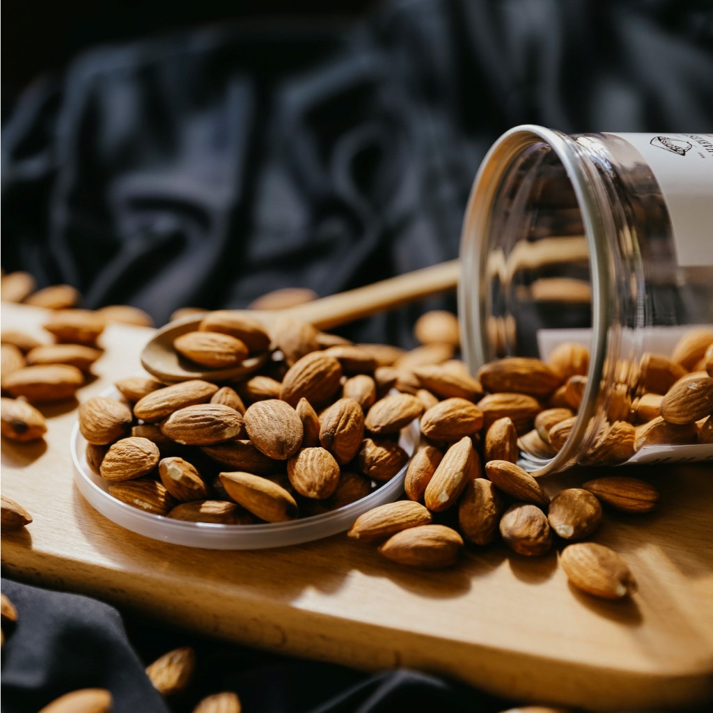 Ảnh Hạt Hạnh Nhân Sống DK Harvest Nhập Khẩu Mỹ Dùng Làm Sữa Hạt - Túi 500g - ngũ cốc dinh dưỡng, giảm cân 4