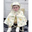 Áo Choàng 2 Lớp Vải Gân Đũi Cao Cấp(Kèm Lớp Lót Habutai) Siêu Mềm Mịn Cho Bé 0-3T