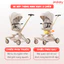 Xe Đẩy Cho Bé Chính Hãng Baobaohao V16, Xe Đẩy Gấp Gọn Đảo Chiều 360 Độ Bảo Hành 12 Tháng