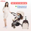 Xe Đẩy Chính Hãng Baobaohao Y8, Xe Đẩy Cho Bé Gấp Gọn Có Tay Kéo Bánh Xe Giảm Xóc Êm Ái Ngả Lưng Không Giới Hạn