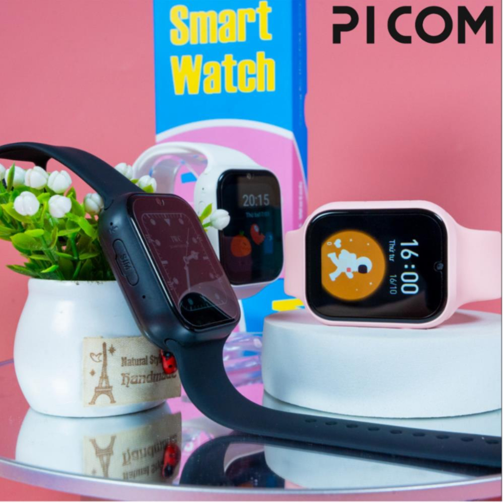Đồng hồ thông minh trẻ em PiCom Y58C PRO định vị GPS nghe gọi video kết ...