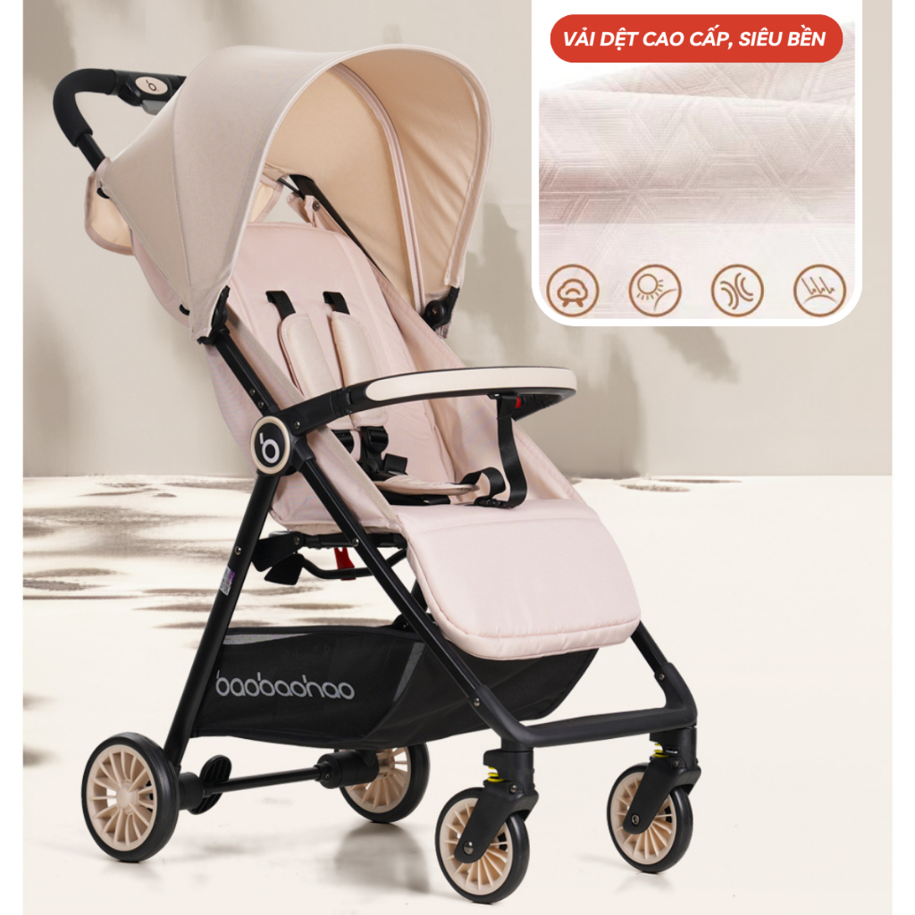 [FREESHIP] Xe Đẩy Cho Bé Đa Năng Baobaohao A2 Chính Hãng, Xe Đẩy Gấp Gọn Em Bé, Siêu Nhẹ An Toàn Tiện Lợi - Có Hỏa Tốc