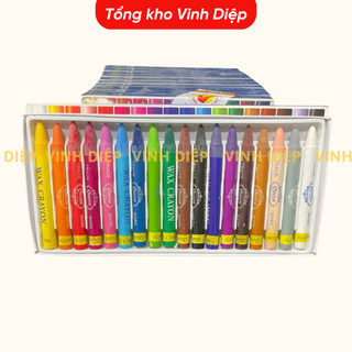 [Chính Hãng] Bút sáp màu Queen (Nữ Hoàng) - 12 màu/18 màu- Tiêu chuẩn chất lượng Mỹ & Châu Âu