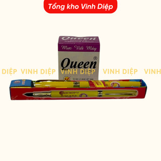 Combo bút máy Kim Thành+ mực Tím Queen ,bút máy,bút mực cho học sinh Tiểu Học, bút luyện chữ
