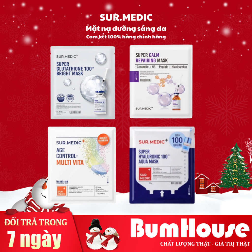 Mặt Nạ Dưỡng Trắng SURMEDIC Bright Glutathione Mask | Shopee Việt Nam