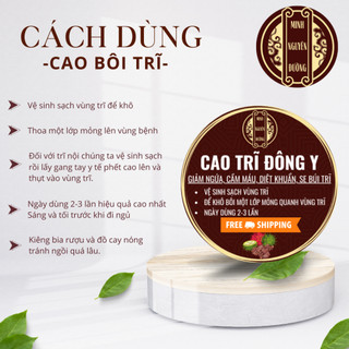 [Có Che Tên] Kem Bôi Trĩ - Minh Nguyên Đường - Trĩ nội, trĩ ngoại, Táo Bón, ngứa rát,Co Trĩ - hũ 20g