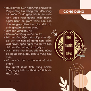 [Có Che Tên] Kem Bôi Trĩ - Minh Nguyên Đường - Trĩ nội, trĩ ngoại, Táo Bón, ngứa rát,Co Trĩ - hũ 20g