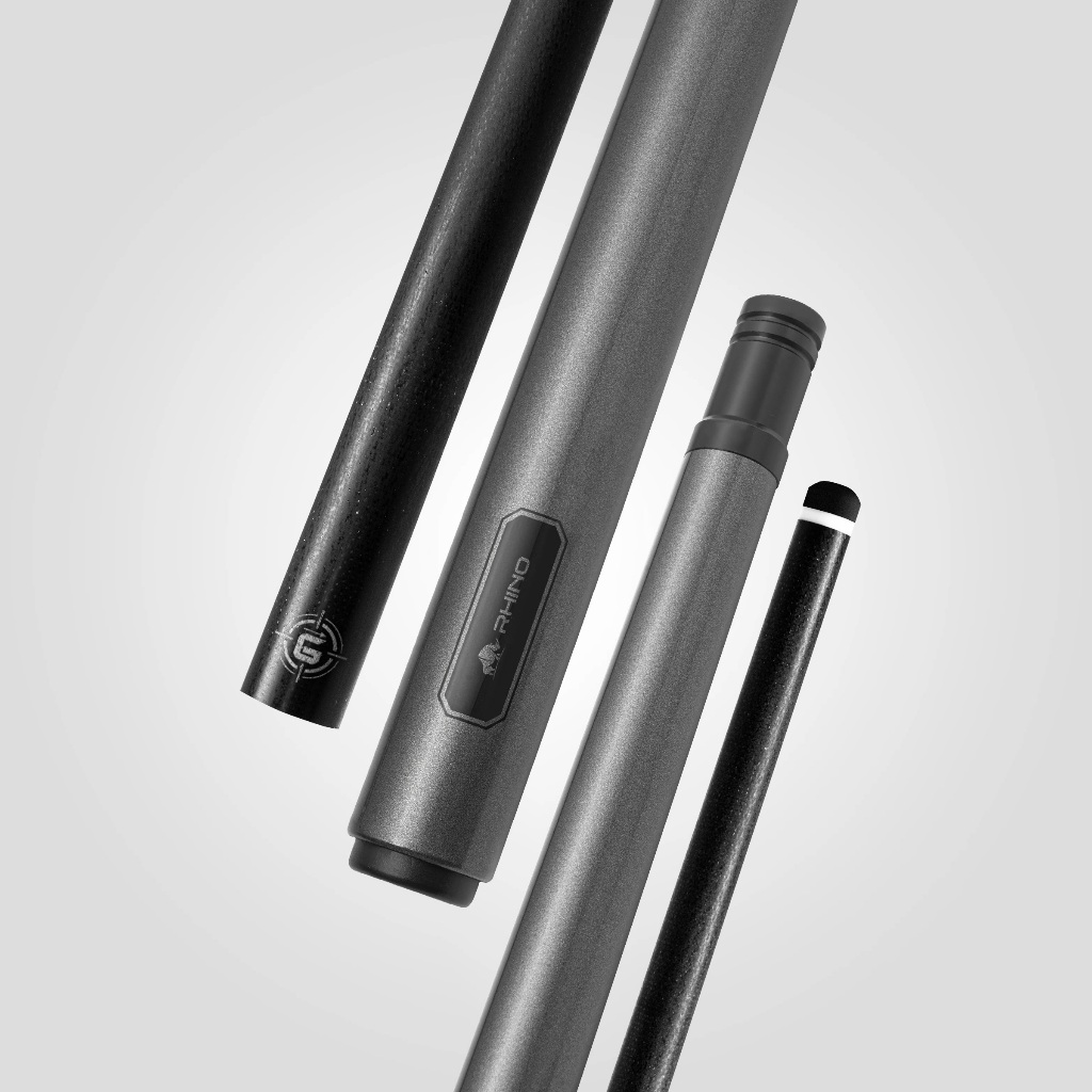 Ảnh Gậy Bida Lỗ Rhino G-L Billiards Gray - Ngọn Sợi Thủy Tinh - Chính Hãng 1