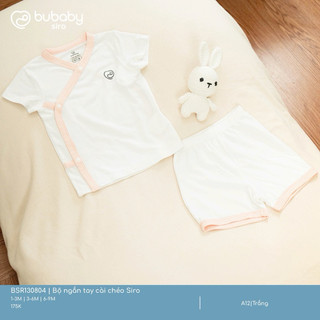 BuBaby Bộ ngắn tay cài chèo Siro cao cấp cho bé trai và bé gái BSR140804