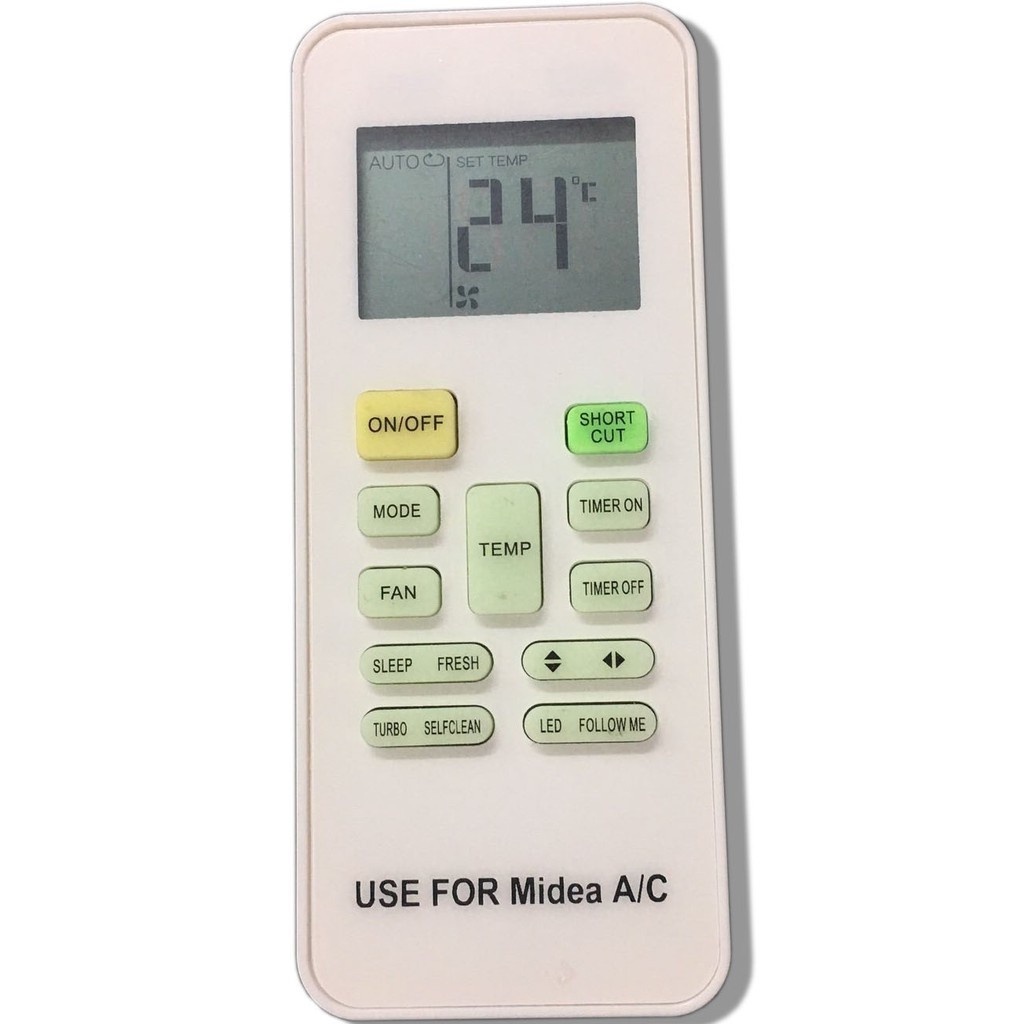 Remote Điều khiển Máy Lạnh Điều Hòa MIDEA 2 CHIỀU ( Có Nút Short Cut ...