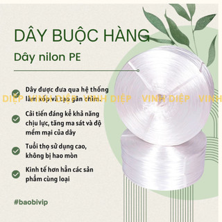Dây nilon buộc hàng, đóng gói, vận chuyển chất dai nhiều màu 1kg