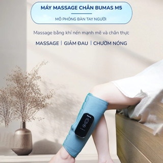 Máy Massage Chân BUMAS M5 - Massage Bằng Khí Nén - Bấm Và Bóp Huyệt Chân Thật - 3 Mức Độ Nhiệt