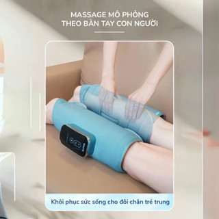Máy Massage Chân BUMAS M5 - Massage Bằng Khí Nén - Bấm Và Bóp Huyệt Chân Thật - 3 Mức Độ Nhiệt