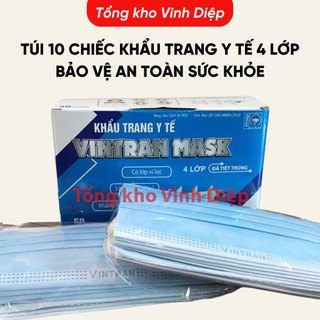 [Xả kho] Hộp 50 chiếc Khẩu trang y tế 4 lớp cao cấp
