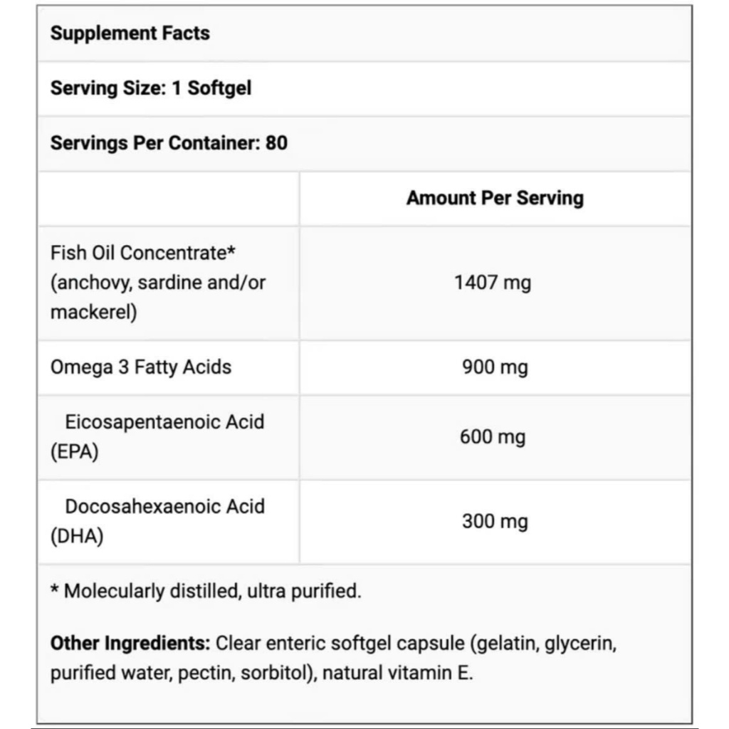 [MAPPLE CARE][TẶNG QUÀ] Dầu Cá Webber Natruals Omega3 900mg, 120 Viên - KEYGYM.