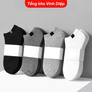 1 đôi tất vớ nam cổ ngắn kháng khuẩn chống hôi chân Free size