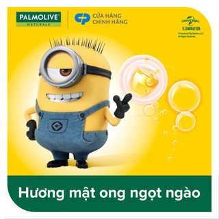 Dầu gội 3 trong 1 Palmolive Minion tắm gội xả toàn thân cho bé từ 3 tuổi, hương mật ong, không kích ứng 700ml/chai