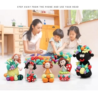 Đất sét nhật, đất nặn tự khô 24 MÀU TẶNG KÈM DỤNG CỤ DÀI 27 CM