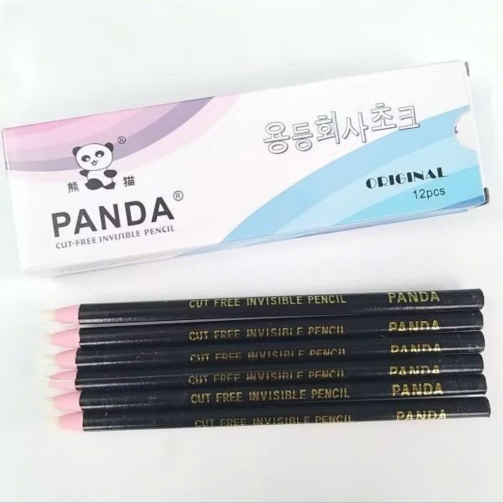 Bút Sáp Bay Panda Hàn Quốc – Bút Con Gấu Dùng Trong Ngành May (Combo 2,5 ,10 cây)